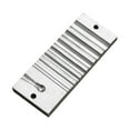 thumbnail image 1 of tredstone Swage Block Metalworking Tool Jewelry Making Block for Bracelet Making Craft Style A Silver Style A, 1 of 6