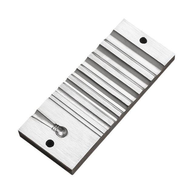 tredstone Swage Block Metalworking Tool Jewelry Making Block for Bracelet Making Craft Style A Silver Style A