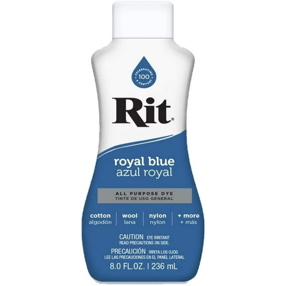 Rit Dye Liquid 8 Ounces Navy Blue 8-30 3-Pack