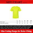 thumbnail image 4 of Hanes Men's Workwear Pocket T-Shirt, Moisture-Wicking, Odor Control, Hi- Vis Safety Green Tee, S, 4 of 4