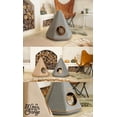 thumbnail image 2 of Spacious Cat Teepee with Washable Tent, Cozy Pet Teepee for Small Animals - Ideal for Cats, Dogs, Rabbits - Includes Sailcloth Cushion, 2 of 4