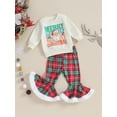 thumbnail image 3 of Toddler Baby Girl Christmas Outfits 6 9 12 18 24 Months 2 3 4 Years Sweatshirt Sweater Top+ Flared Pants Fall Winter Clothes Set, 3 of 8