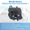 thumbnail image 3 of Unique Bargains Rear Door Tailgate Lock Actuator Motor Trunk Latch Fit for Ford Focus 2000-2007 Black, 3 of 7