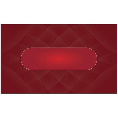 Poker Casino Gaming Table Felt Layout  Quality Sublimation Print  Red