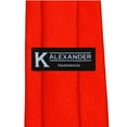 thumbnail image 5 of Mens Solid Bright Red Ties Necktie, 5 of 5
