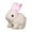 White, variant on Bunby - My Realistic Bunny Toy,Interactive Bunny Toys for Rabbits Indoor,Realistic Bunny Plush That Moves,Easter Plush Animals,White Stuffed Bunny (Ligth)
