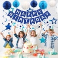 thumbnail image 6 of Hiija Happy Birthday Party Banners, Blue, 20cm, 6 of 6