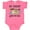 Hot Pink, variant on Inktastic My Daddy Loves Me with Sloth and Hearts Boys or Girls Baby Bodysuit