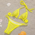 thumbnail image 5 of Bikini Sexy Para Mujer, Traje De Baño Dividido Con Diamantes, Traje De Baño Para Mujer, Traje De Baño Hueco Suave A La Moda Yuarrent OD015998-13, 5 of 5