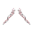 thumbnail image 1 of jinwen 2x RV Decal Anti Scratch PETG Auto Sticker for SUV Cargo Panel Car Door Black Red, 1 of 9