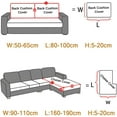 thumbnail image 3 of Housses de Coussins de Sofa en Velours Doux 2024, Housse de Sofa Résistante à l'Usure, Housses de Coussins de Canapé pour Sofa Sectionnel, Protège-Meubles en L (Gris Housse de Coussin 1 Place), 3 of 14