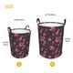 thumbnail image 3 of Balery Rose Mix Leopard 2 Cesta de ropa redonda con asas, impermeable, independiente, para ropa, juguetes, dormitorio y familia-Small, 3 of 6