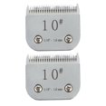 thumbnail image 1 of 2X SK5 Dog Hair Clipper Blade 10 Replacement Hair Clipper Blade Electric Clipper Accessories,2 x Hair clipper blade,Silver, 1 of 5