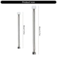thumbnail image 3 of 7/8inch to 1/2inch Flexible Toilet Hose Connector Braided Toilet Water Supply Line Stainless Steel Braided Hose 40cm, 3 of 4
