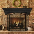 thumbnail image 2 of Giantex 50 x 31 Inches 3-Panel Heat-Resistant Metal Mesh Fireplace Screen, Folding Fire Spark Guard, Fireplace Gate Cover, Freestanding Spark Protector for Wood Burning, 2 of 8
