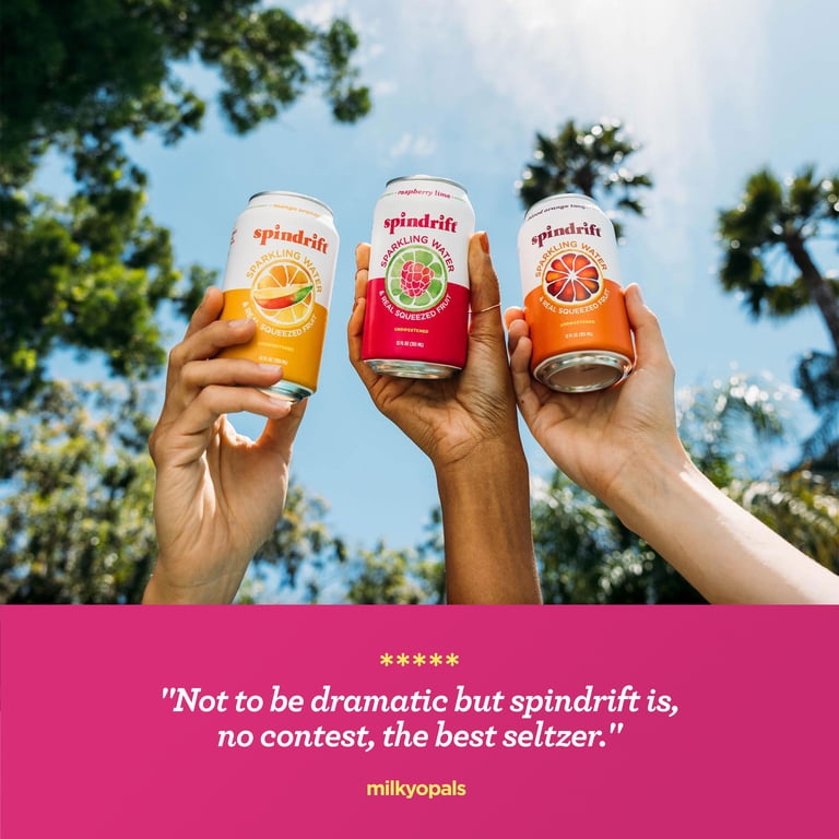 Spindrift Raspberry Lime Sparkling Water, 12 fl oz, 8 Pack photo 5
