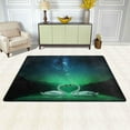 thumbnail image 2 of SKYSONIC Beautiful White Swan on Lake Non-Slip Area Rug, Valentine Milky Way Floor Carpet Comfort Floor Mats Decor for Indoor Front Porch,Living Room, Bedroom,Kitchen,72"x48", 2 of 5