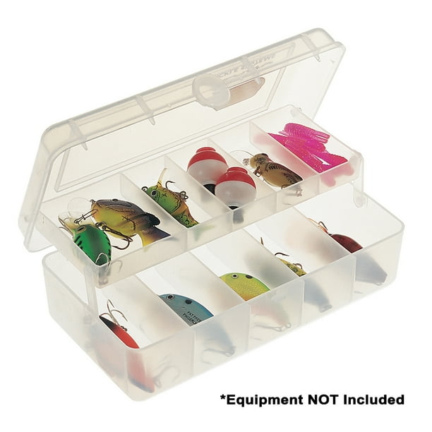 Plano Compact Phantom Fishing Tackle Box, Small, Clear