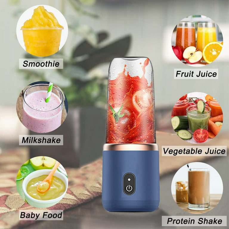Portable Blender Mini Juicer Machine Rechargeable Juice Smoothie Blender  Electric Fruit Mixer Orange Milkshake Juice Extractor - Jonaki in 2023