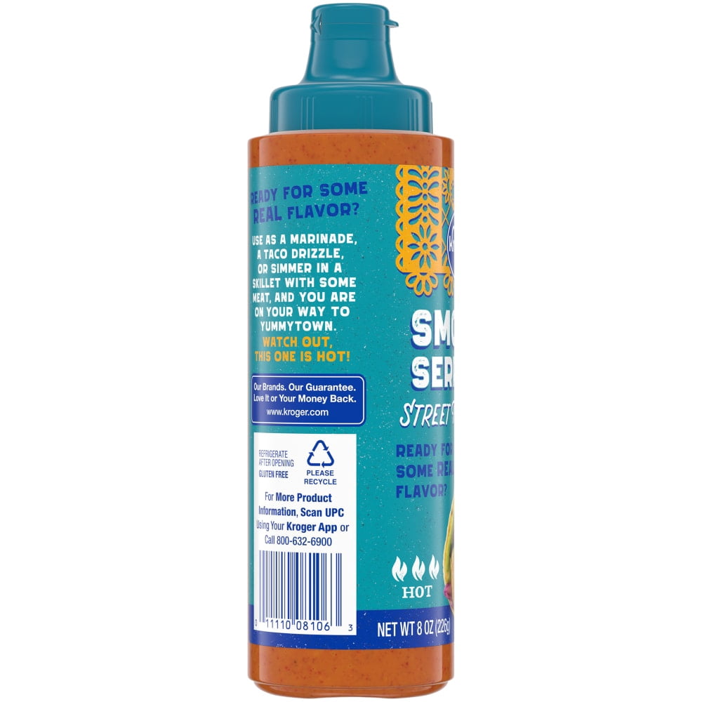 Kroger Smoked Serrano Hot Street Taco Sauce 8 oz - 5 Pack