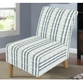 thumbnail image 2 of Linon Bynum Slipper Side Accent Chair, Blue and White Tie Dye, 2 of 10