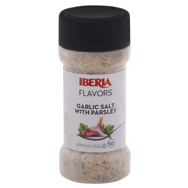 Iberia Garlic Salt With, Parsley, 11 Oz