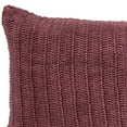 thumbnail image 2 of Benzara BM228587 5 x 26 in. Fabric Throw Pillow with Hand Knitted Pattern & Hidden Zipper, Red, 2 of 2
