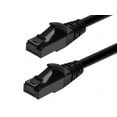 thumbnail image 1 of Monoprice Cat6A Flexible TPE Ethernet Patch Cable - UTP, 24AWG, 500MHz, Pure Bare Copper, Snagless RJ45, 15ft, Black, 1 of 2