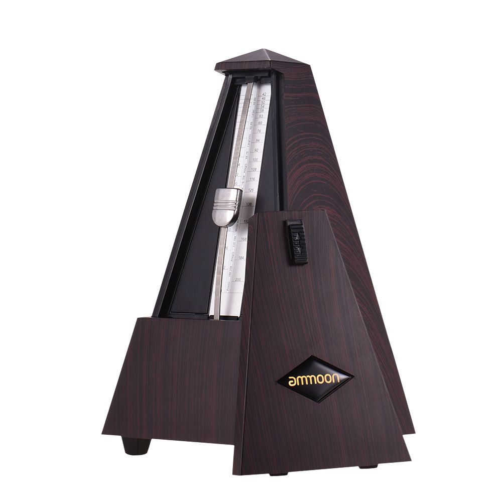 ammoon Universal Pyramid Mechanical Metronome ABS Material for Guitar Violin Piano Bass Musical