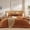Burnt Orange, variant on Catami Prewashed fabric 3-piece Bed in a Bag Comforter Set with Sheets,Brown,Queen