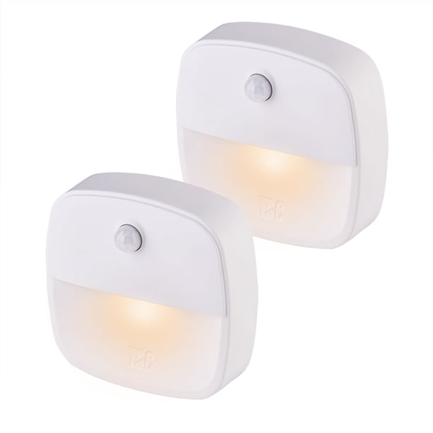 Paquete de 2 Luces de luz Nocturna con Sensor automático de Oscuridad al Amanecer, luz de Noche con Sensor de Movimiento YOC de para Pasillo, Dormitorio, habitación de ni?os, escaleras, etc Ecomeon no
