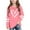 Pink-14, variant on Sentuca Girls Holiday T Shirts, Flowy Long Sleeve Soft Feel Shirts, Casual Valentines Tees Size 13 Years