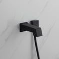 thumbnail image 6 of Lexora LSS12011MB 8 in. Cero Square Rain Shower & Handheld Set, Matte Black, 6 of 8