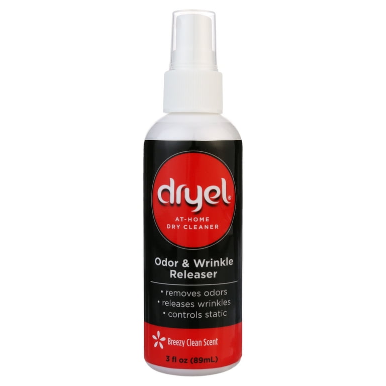 Dryel At-Home Dry Cleaner Refill Kit, 8 Cleaning Cloths, Stain Pen, & Odor  Wrinkle Releaser