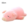 thumbnail image 2 of Hevirgo Pig Plush Pillow PP Cotton Filling Sofa Ornament Pink Cute Piggy Pillow Stuffed Animal Doll Birthday Gift,55cm, 2 of 10