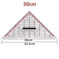 thumbnail image 4 of 30CM Drawing Triangle Ruler Multi-Function Drawing Design Ruler with Handle Protractor Measurement Ruler, 4 of 5