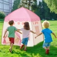 thumbnail image 5 of Play Tent, Kids Tents and Kids Playhouse Girls Toys Indoor and Outdoor Princess Castle Play Tent for Kids Girls Gift, Pink, 5 of 13