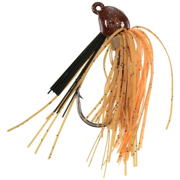 Strike King Bitsy Flip Jig 1/4oz Pumpkin Craw Bass Jig