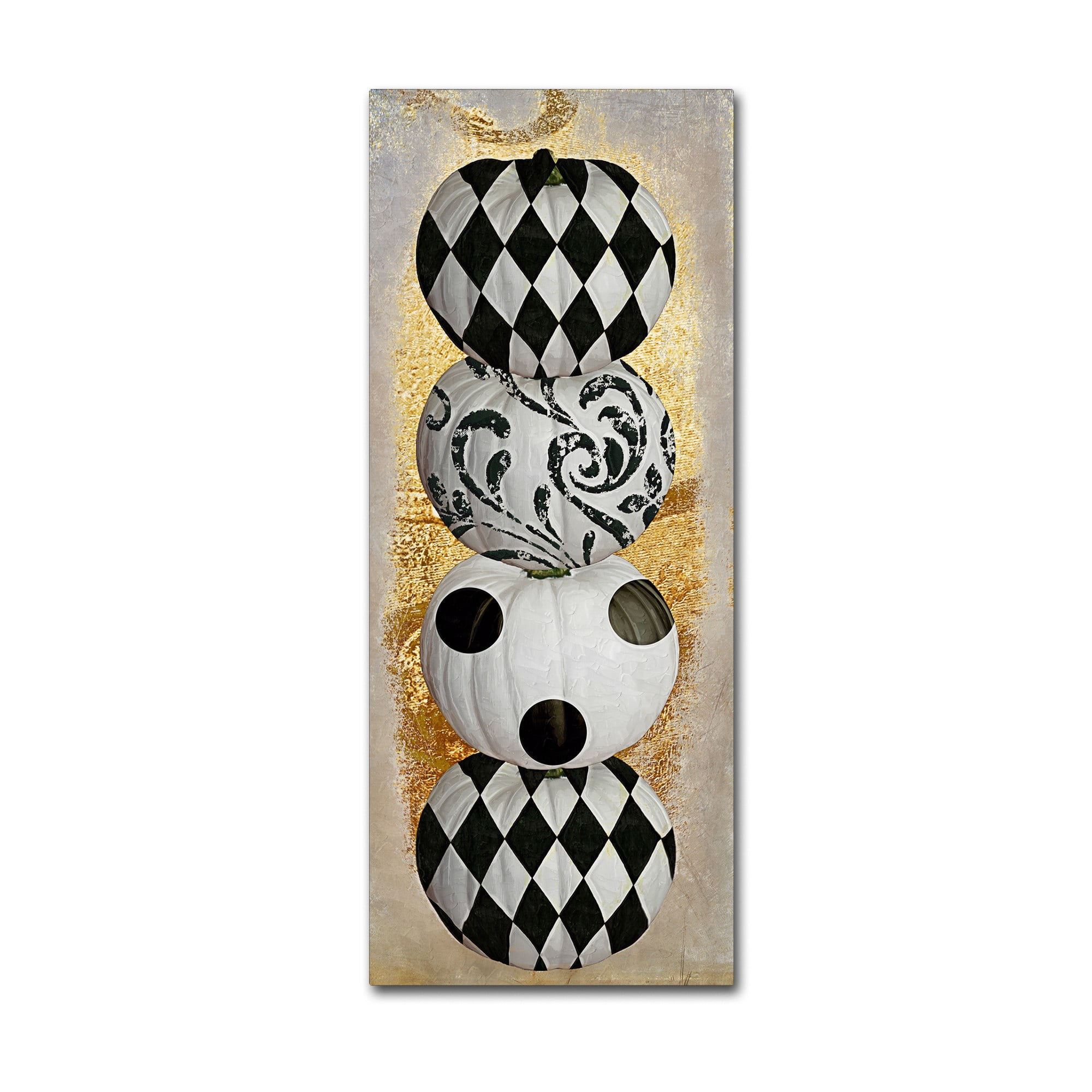 Trademark Fine Art "Mardigras Halloween" Canvas Art by Color Bakery