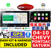 2004-10 CHEVY PONTIAC SATURN JVC NAVIGATION APPLE CARPLAY ANDROID AUTO CAR RADIO