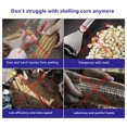 thumbnail image 3 of Corn Peeler, Orange Hard Plastic Corn Thresher  for Kitchen, 3 of 7