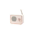 thumbnail image 2 of Mini altavoz portátil inalámbrico Bluetooth Altavoz de emparejamiento rápido Forma única Altavoz vintage para el hogar Deportes al aire libre Viajes AweSitey EL014096-02, 2 of 5