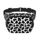 thumbnail image 1 of Disketp Cow Print Black White Riñonera de Doble Capa, Bolsa de Cintura Ajustable para Viajes, Correr y Senderismo, Riñonera Ligera para Hombre y Mujer, 1 of 9