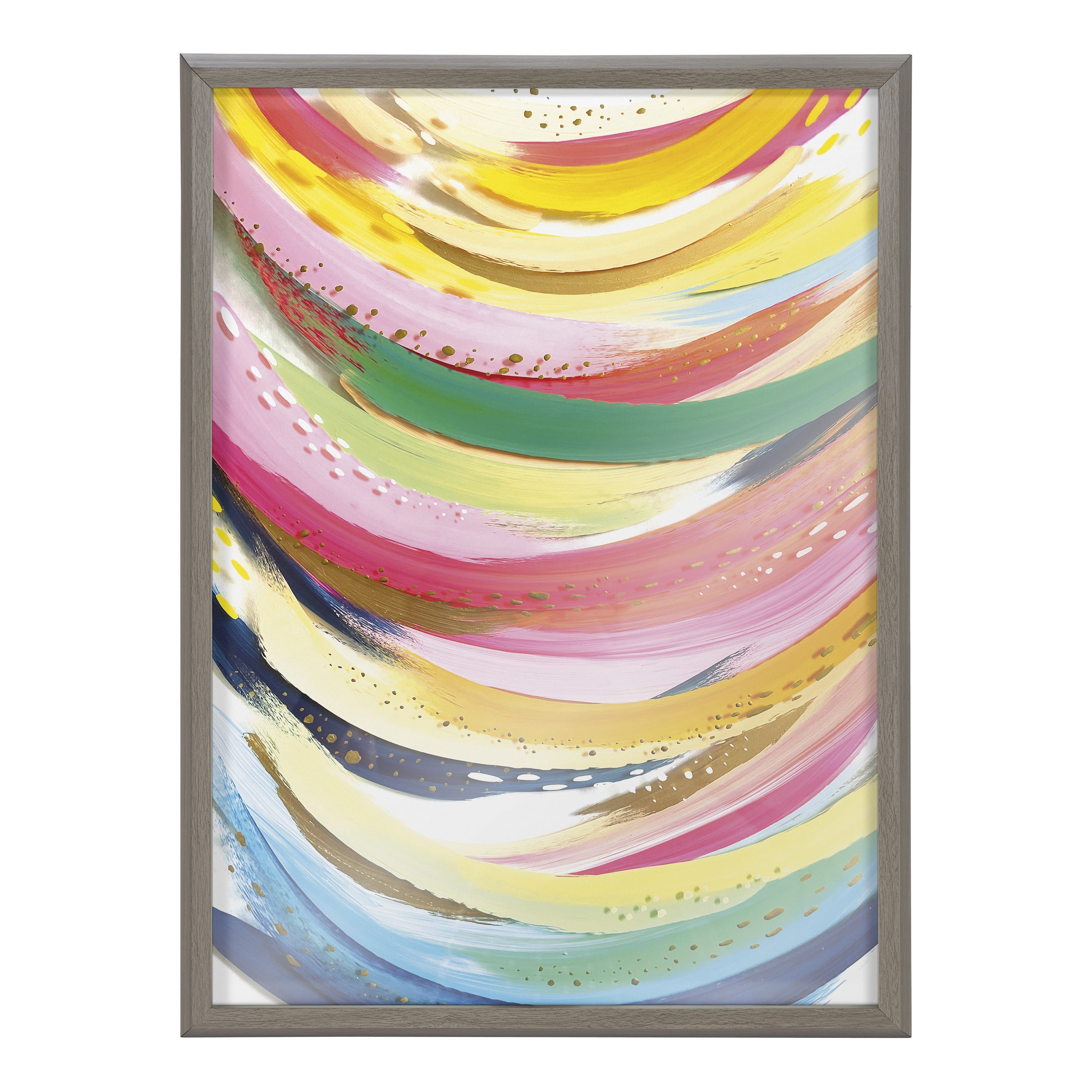 Blake Brushstroke 117 18 in x 24 in Framed Painting Art Prints, by Kate and Laurel