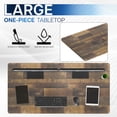 thumbnail image 6 of VIVO Reclaimed Wood 55 x 28 inch Universal Table Top for Sit to Stand Desk Frame, 6 of 8