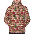 thumbnail image 4 of Hoodies for Men - Red Houses Long Sleeve Comfrt Men'S Fashion Hoodies & Sweatshirts, Sweatshirts for Men Hoodies Pullover Clothing Clothes with Pouch, 4 of 7