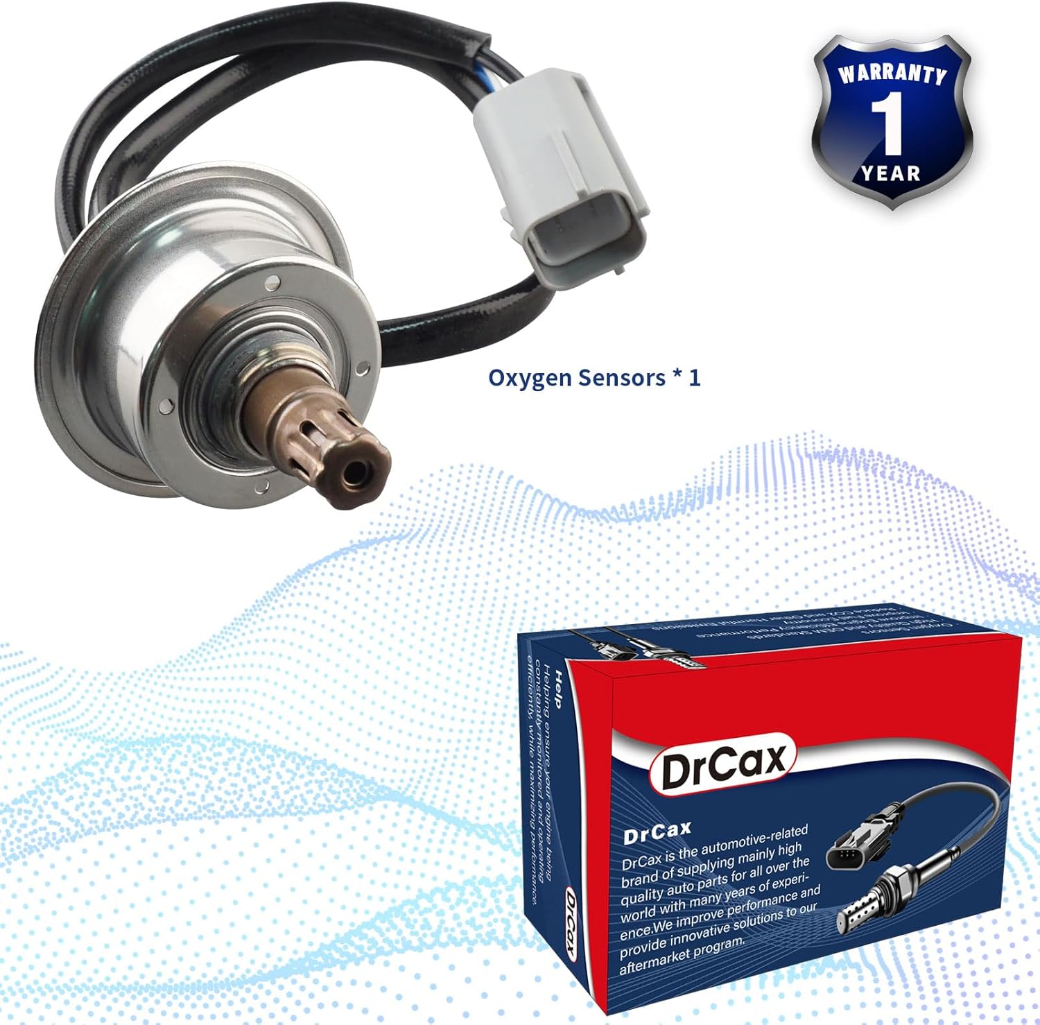 DrCax Oxygen O2 Sensor Heated Air Fuel Ratio Upstream 234-9070 15380 Compatible with Nissan Sentra 08-12 Altima Maxima Infiniti G35 QX56 Cube Frontier Pathfinder Rogue Equator Replace 25679 250-54037