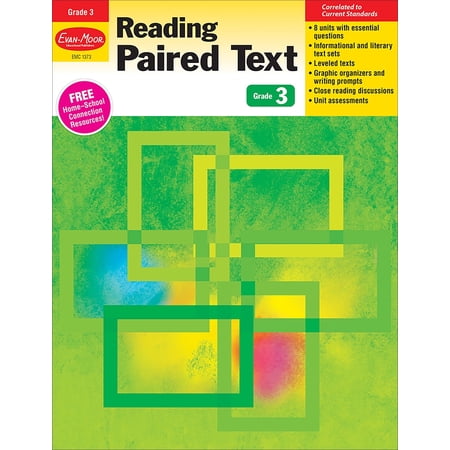 Evan-Moor Reading Paired Text, Grade 3 Teacher Resource