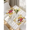 thumbnail image 5 of Spring Yellow Sunflowers Placemats Set of 4, Farm Floral Car Pastoral Placemats for Dining Table, Place Mats for Kitchen Tabletop, Waterproof Wipeable Dining Table Mats Set, 5 of 9