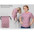 thumbnail image 7 of oneOone Velvet Pink Fabric Block Sewing Fabric By The Yard Printed Diy Clothing Sewing Supplies 58 Inch Wide-B9, 7 of 7